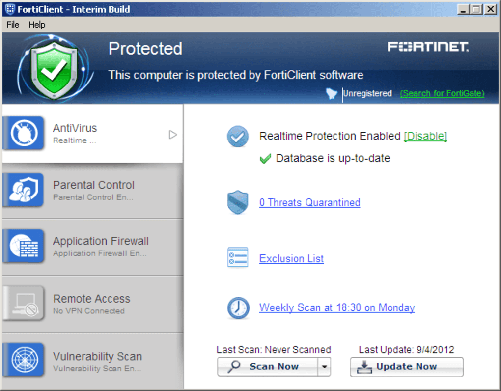 forticlient online installer download